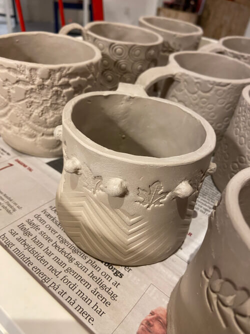 Keramik kopper fra bunden
