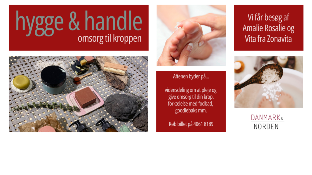 Hygge og handle omsorg af kroppen