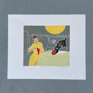 kristine hellesøe træsnitstryk