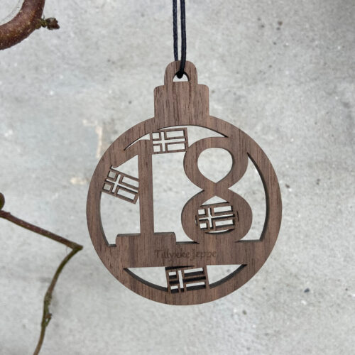 18 års fødselsdag er en dag man mindes