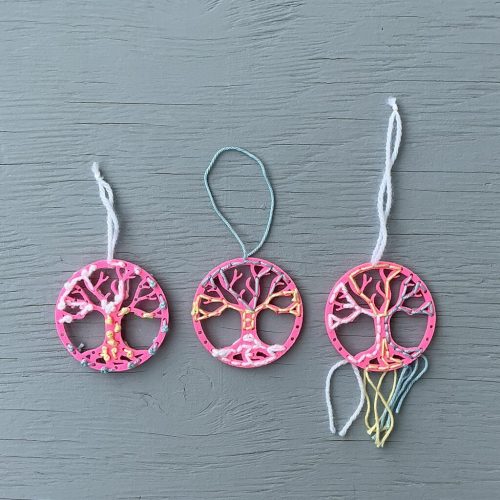 Broderi ornament - yggdrasil - Livets træ, en perfekt broderi plade til en hyggelig krea stund
