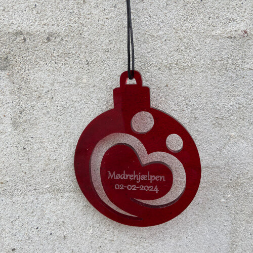Mødrehjælpen ornament til indvilgelse ved nye lokaler i Vejle
