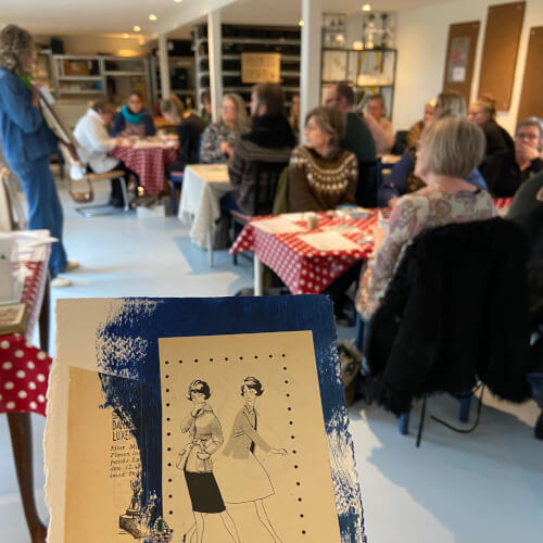broderi workshop med kunstner Eva C Art