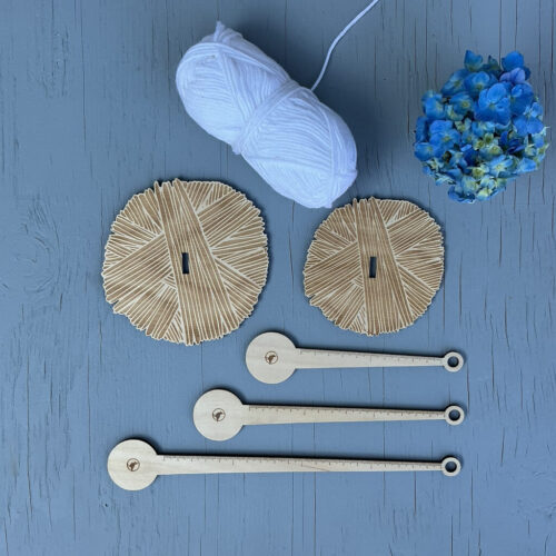 Garnholder med garnnøgle af Vibeager - made in denmark